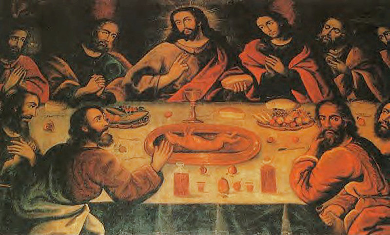 ...this Last Supper by Marcos Zapata, with its prominent guinea pig, is in the Cathedral of Cusco.